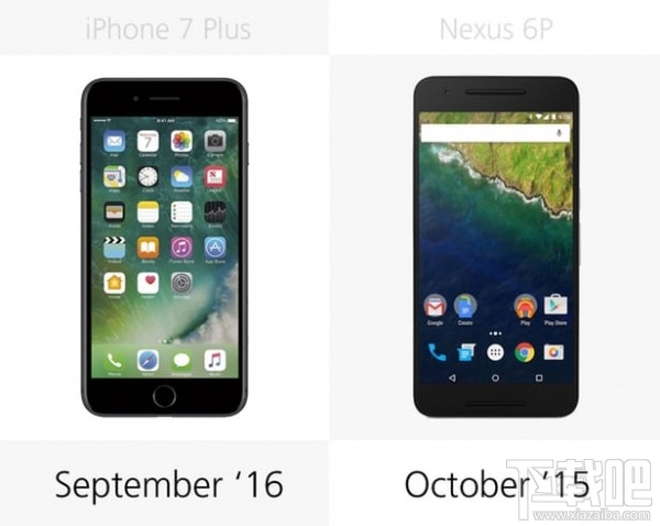 iPhone 7 Plus和Nexus 6P规格参数对比一览