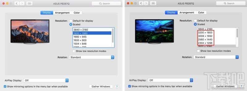 macOS Sierra正式版bug：外接显示器不支持HiDPI缩放
