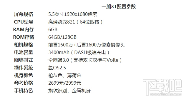 一加3T和小米5哪个好？一加手机3T和小米5区别对比