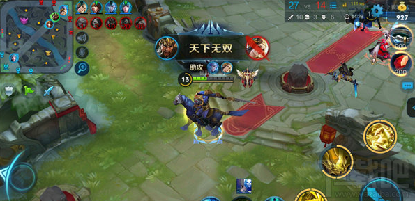 王者荣耀关二爷关羽团战解析