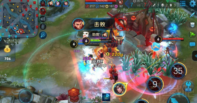王者荣耀哪吒全图支援入阵束敌