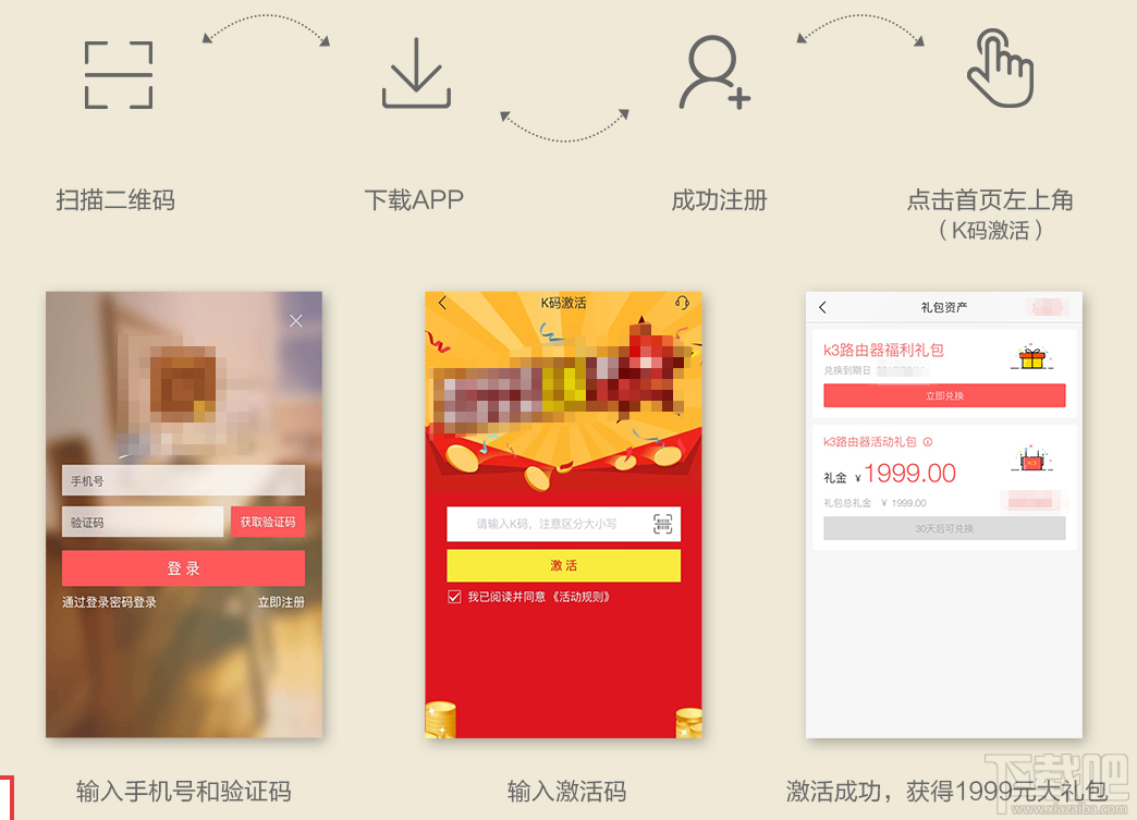 斐讯K3路由器返现方法介绍