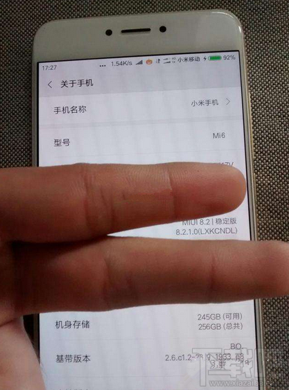 米粉期待：小米6真机再爆将搭载256G内存！