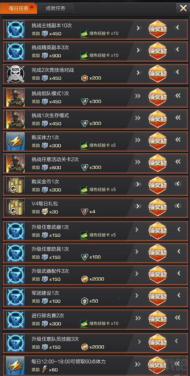 魂斗罗归来每日经验合集