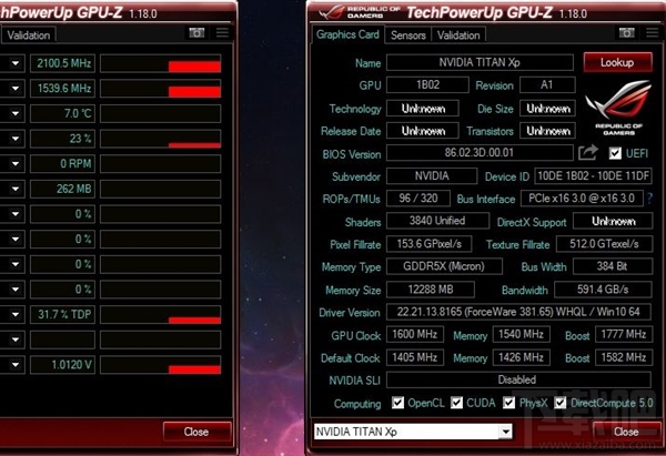 NVIDIA新卡皇TITAN Xp性能爆表：跑分全球第一