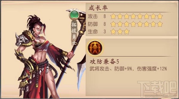 大唐无双拓跋勇士有什么技能？大唐无双拓跋勇士技能分析