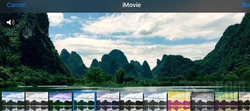 iMovie手机版查看片段方法
