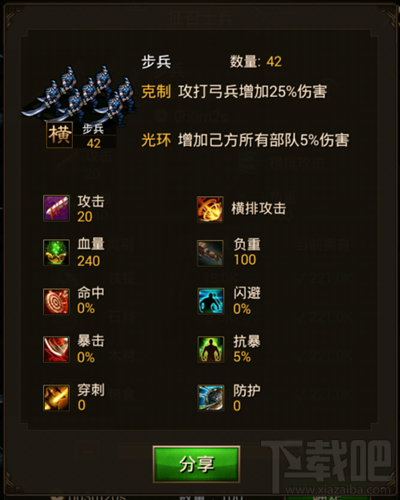 攻城OL手游兵种属性是什么 攻城OL手游各兵种属性汇总