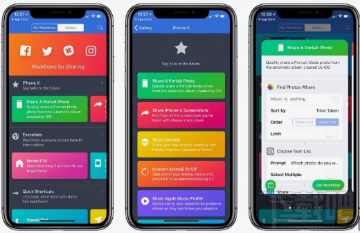 苹果发布Workflow更新：适配iPhone X
