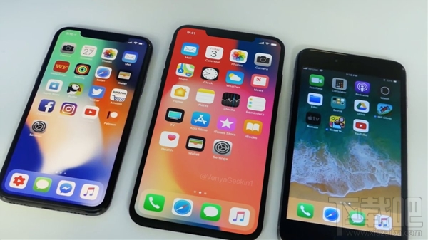 对比iPhoneX：iPhoneX plus概念图欣赏