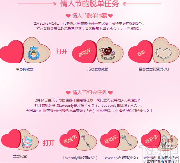 qq飞车情人节脱单计划活动详情介绍