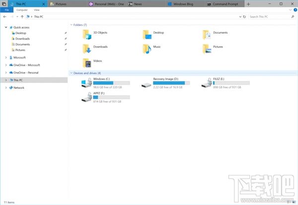 Win10 Build 17618 Sets特性介绍