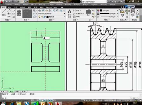 如何用AutoCAD2010绘制皮带轮