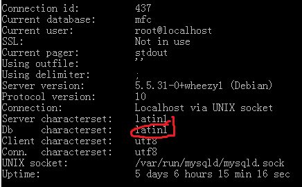 mysql中文乱码的解决办法