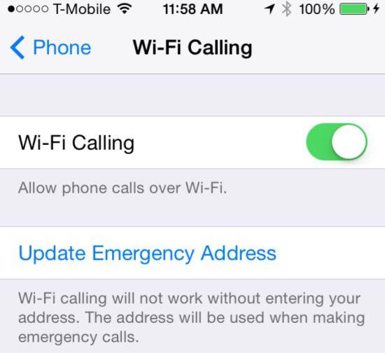 新版iOS8测试新功能：可WiFi通话