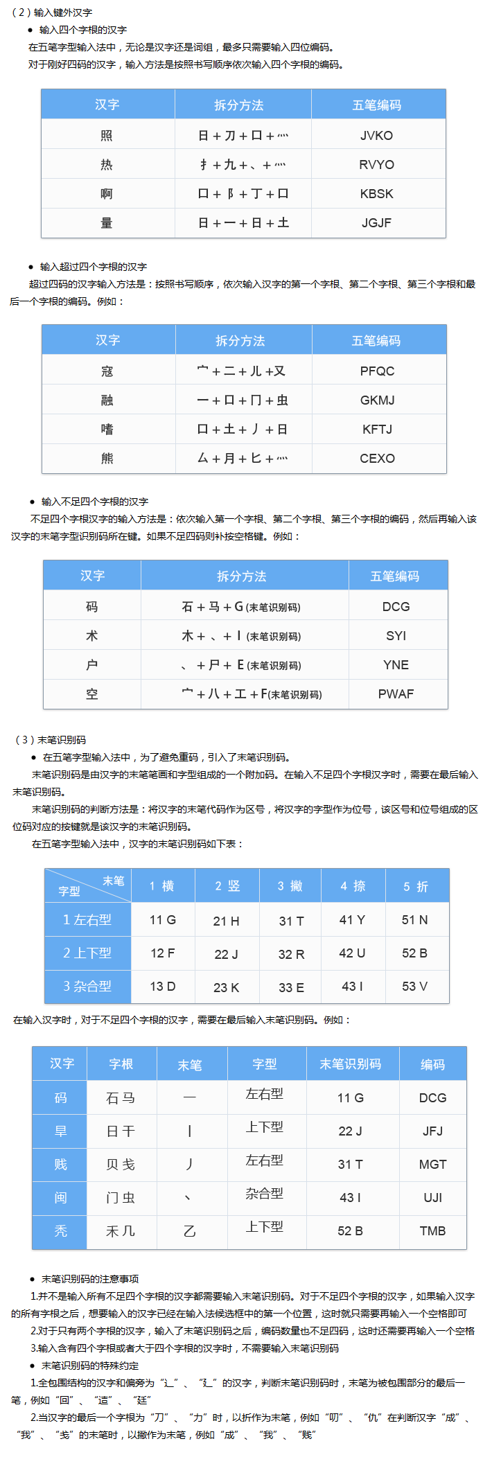 金山打字通2013里五笔拆字原则是什么