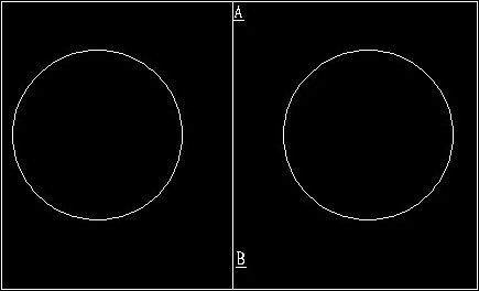 AutoCAD2008对象编辑镜像怎么处理