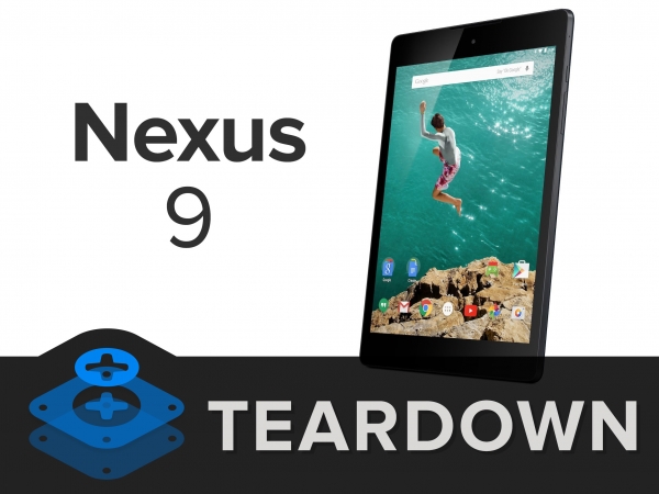 内部构造复杂 Nexus 9拆解