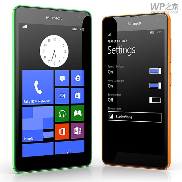 WP8.1靓丽时钟应用《完美时钟》免费下载