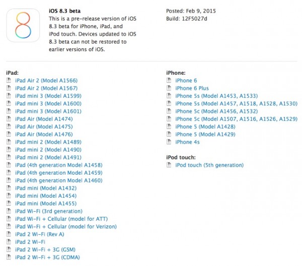 苹果发布iOS8.3测试版：Apple Pay很快进入中国