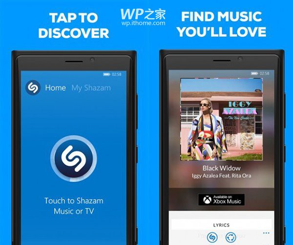 WP8.1听歌识曲《Shazam》更新：实时歌词显示