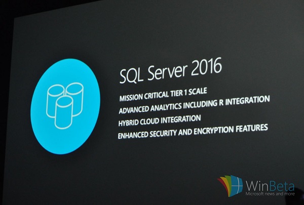 SQL Server 2016首个公共预览版已发布