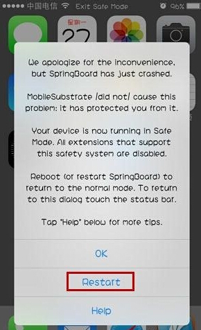 iPhone6进入安全模式方法教程