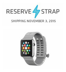 AW电池表带Reserve Strap发布，增加Apple Watch30小时续航