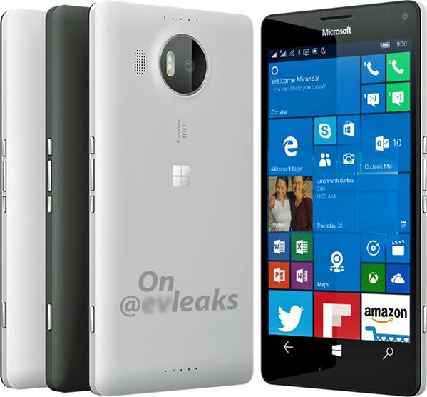 白色版Lumia 950 XL渲染图泄露
