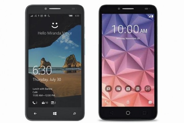 阿尔卡特新机拥有Android和Windows10双版本