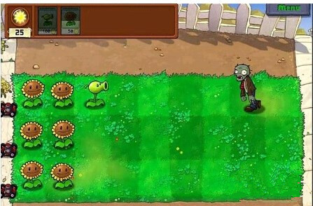 植物大战僵尸通关攻略 关卡1-2