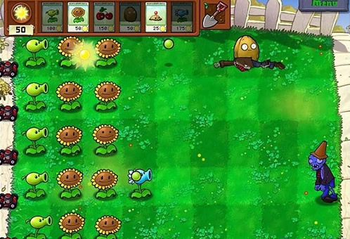 植物大战僵尸通关攻略 关卡1-9
