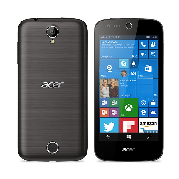 宏碁发售廉价版Windows 10 Mobile手机：120欧元