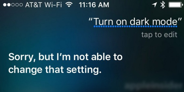 怎么用siri修改dark模式？ ios10夜间界面怎么用？