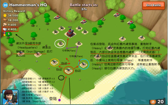 海岛奇兵20级boss哈曼莫怎么打攻略