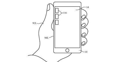 左撇子福音！苹果新专利左右手玩iPhone都方便！