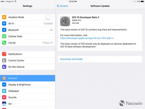 苹果新版本iOS 10、MacOS Sierra开始公测