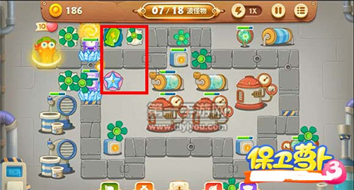 保卫萝卜3工厂关卡地图怪物介绍