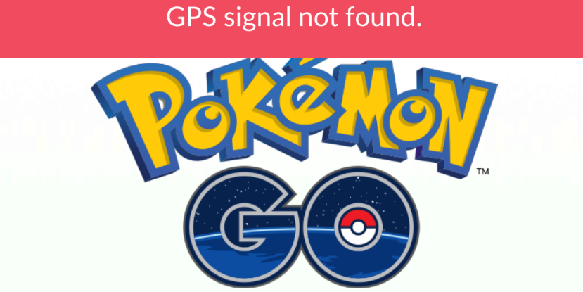 鱦GO GPS signal not found