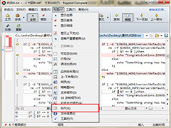 Beyond Compare文件比较显示标尺方法