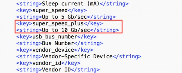 程序员发现macOS Sierra特殊代码 暗示未来Mac支持USB 3.1 Gen 2
