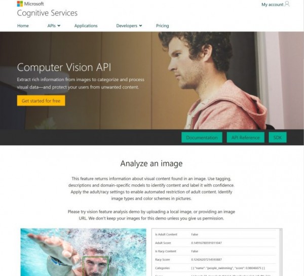 微软提供Computer Vision API 为WordPress图片生成ALT文本