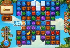 开心消消乐570关收集金豆荚过关攻略