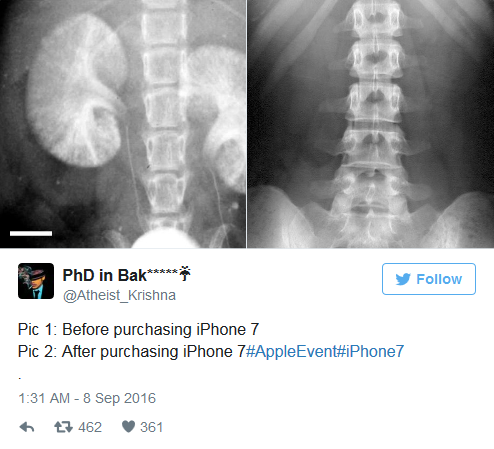 网友将“魔爪”伸向AirPods和 iPhone 7