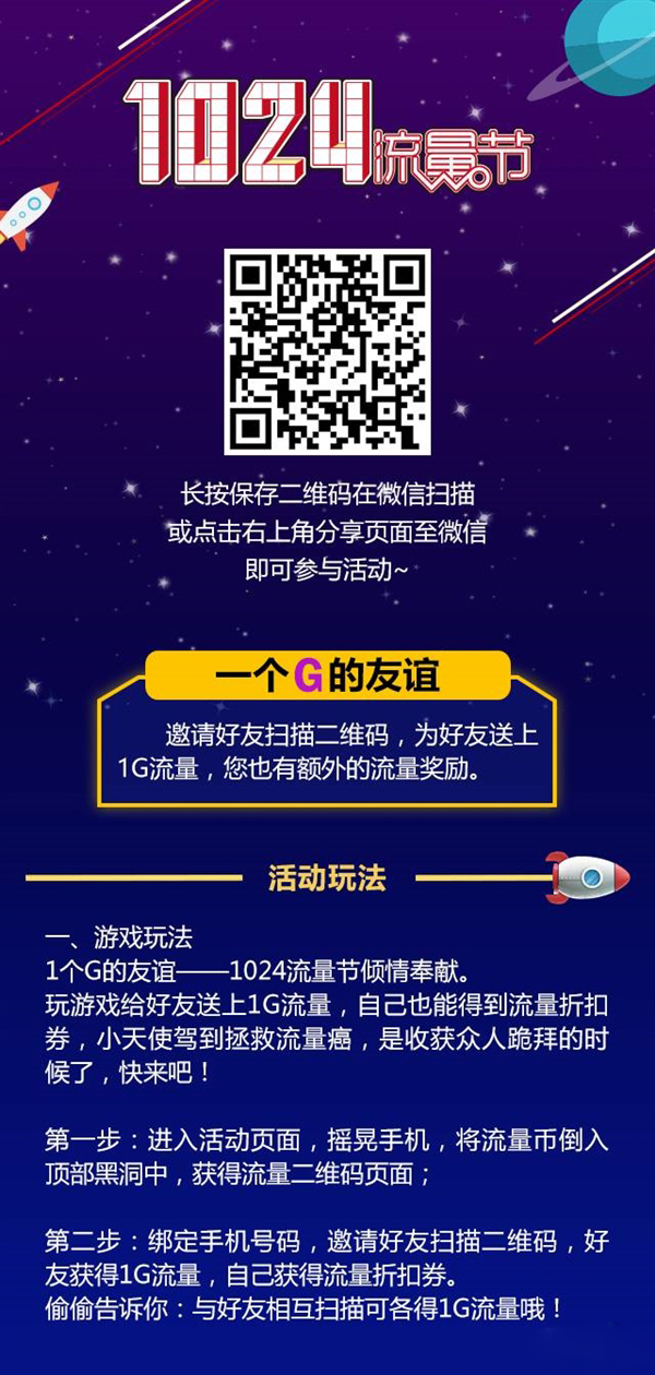 中国联通1024流量节是什么？中国联通1024流量节如何获得1GB流量？
