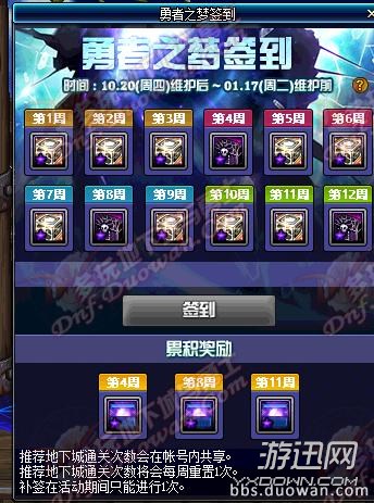 dnf10月20日签到活动攻略 dnf勇者之梦签到异界9件套盘点