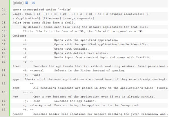 如何在Mac os终端下打开APP应用程序