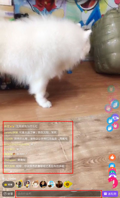 美拍直播app怎么开弹幕？
