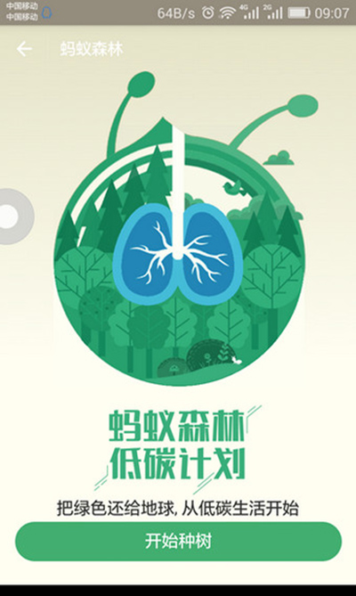 支付宝的蚂蚁森林有能量真的会种树吗