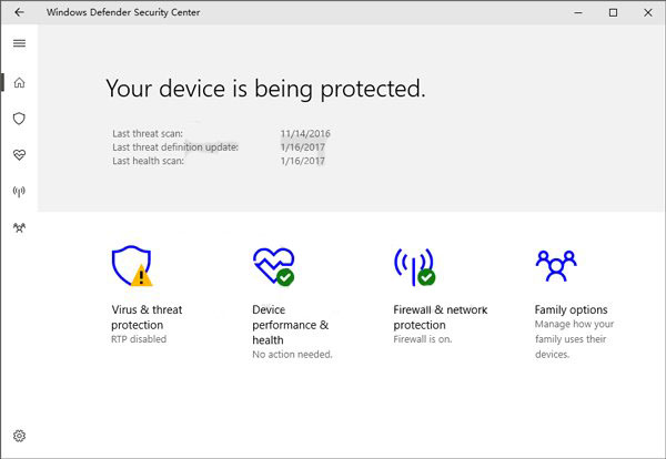 Win10修复Windows Defender无法启动两步解决